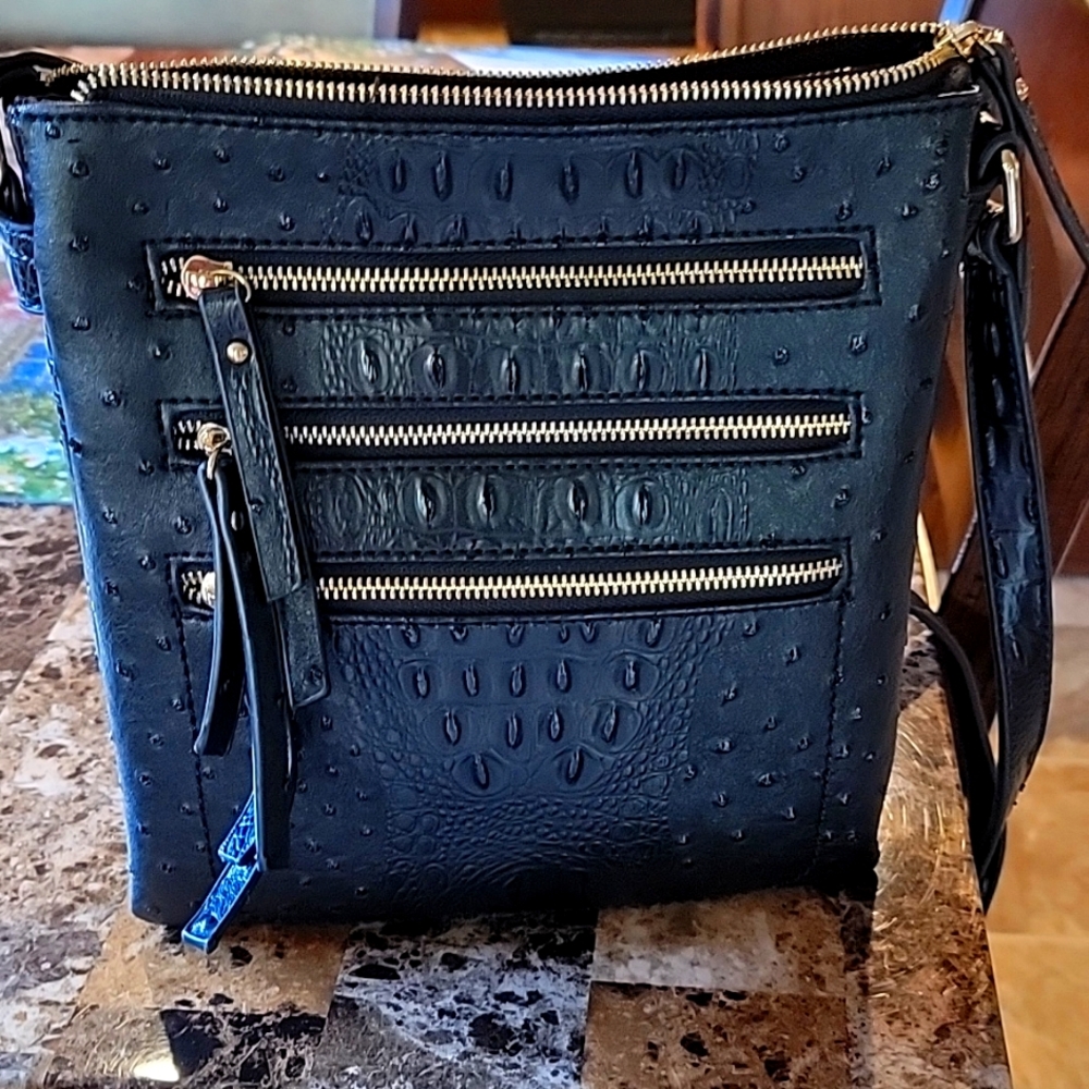 Black Leather Purse
